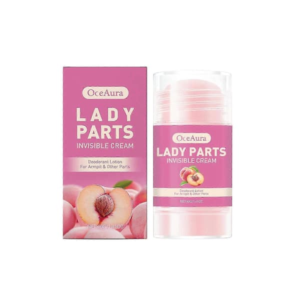 Helkroppsdeodorantstick för kvinnor, persikasmak deodorantstick, aluminiumfri, 72h luktskydd