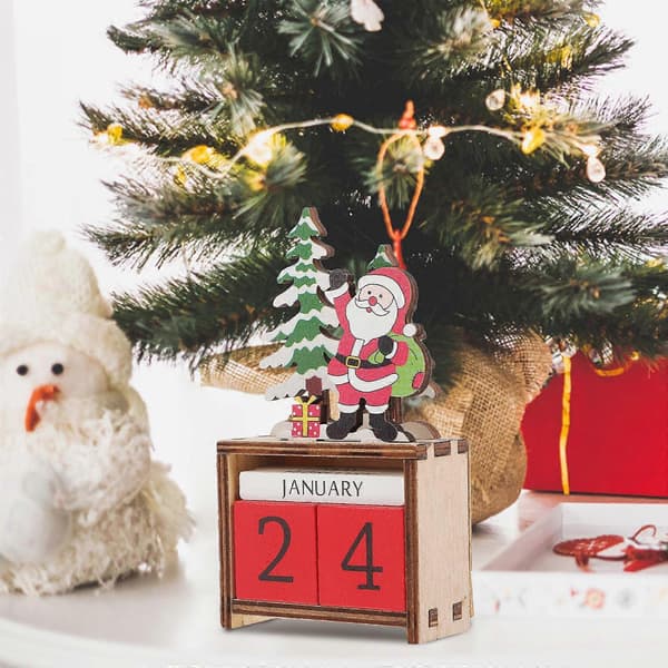 Julekalender i tre til dekorasjon og julegave