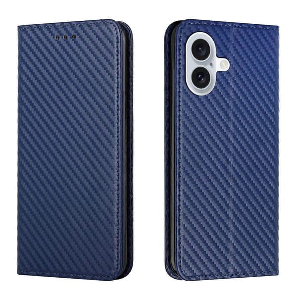 Magnetiskt läderfodral för iPhone 16 Plus