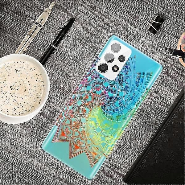 För Samsung Galaxy A53 5g Gradient Lace Transparent Tpu Phone Case