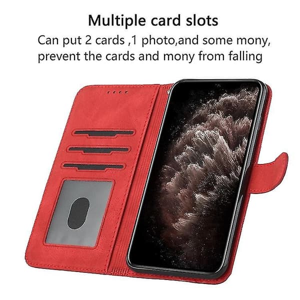 Til Samsung Galaxy A25 Cubic Skin Feel Flip Læder Telefonetui (blå)