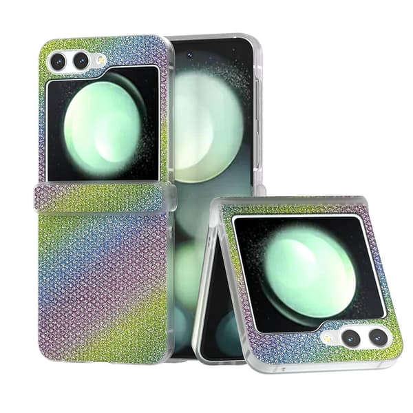 Frosted Frame Diamond Phone Case för Samsung Galaxy Z Fold6