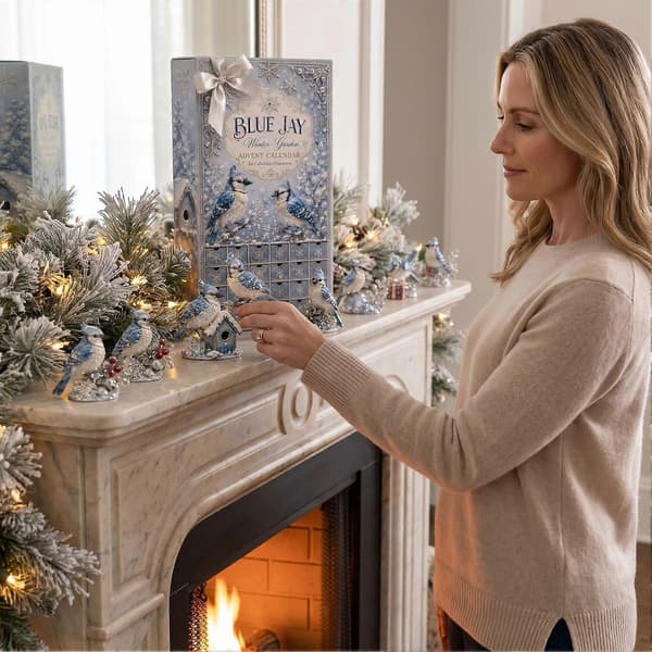 Blue Jay Adventskalender – 24 dagers vinterhage – for oppheng på juletreet
