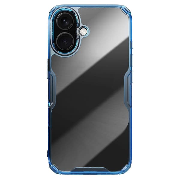 Pro Series för iPhone 16 Plus-skal TPU+PC Ultra Clear Phone Case - Blå