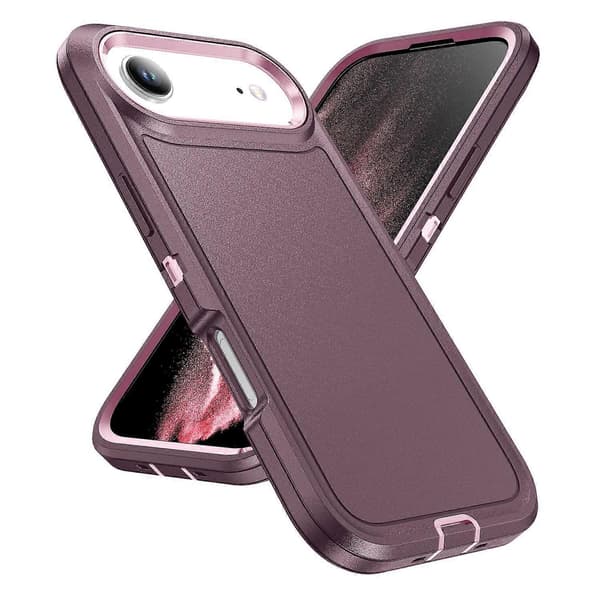 Til iPhone 17 Air-deksel PC+Silikon+EVA 3-i-1 Støtsikkert Telefondeksel