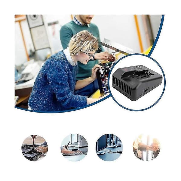 20v litiumbatterilader for litiumbatterilader (EU-plugg)