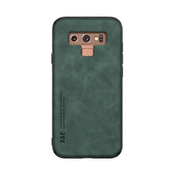 För Samsung Galaxy Note9 Skin Feel Magnetic Leather Back Phone Case
