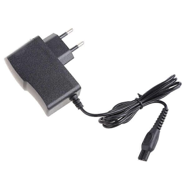 Veggplugg lader strømladerkabeladapter for elektrisk barbermaskin laderkabel 15V strømadapter