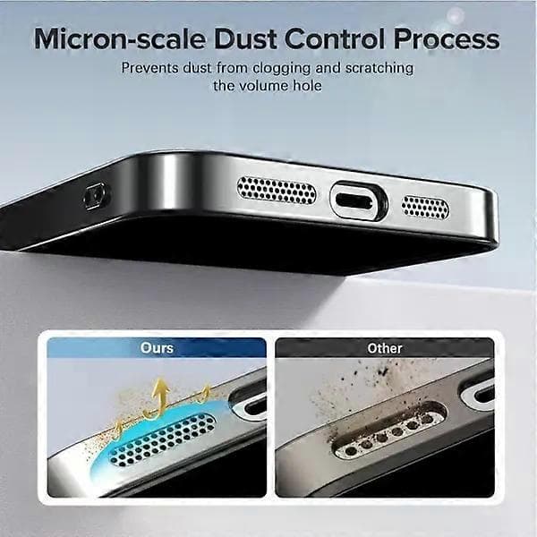 iPhone 16 cover MagSafe - Gennemsigtig / sort iPhone 16