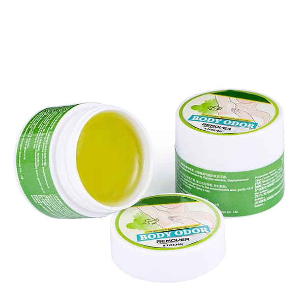 Svette Deodorantkrem fjerner kroppslukt og armhulelukt, urtebasert luktfjerner, kroppsdeodorantkrem