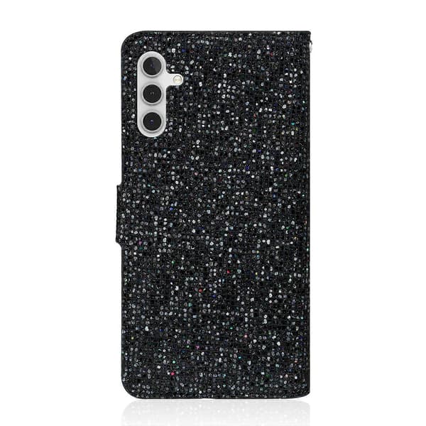 For Samsung Galaxy A34 5G Glitter Powder Flip Leather Phone Case