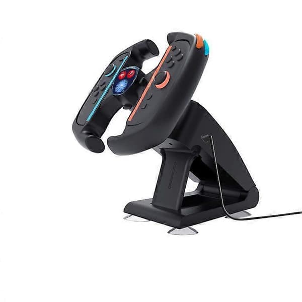 Rattkontroll för Nintendo Switch 2 (2025) Stativ för spelracingratt, bordsfäste med 4 sugkoppar för JoyCon 2 Enhanced St