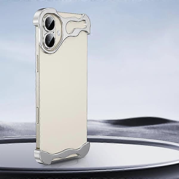 Ramløst metaltelefoncover til iPhone 16 Plus