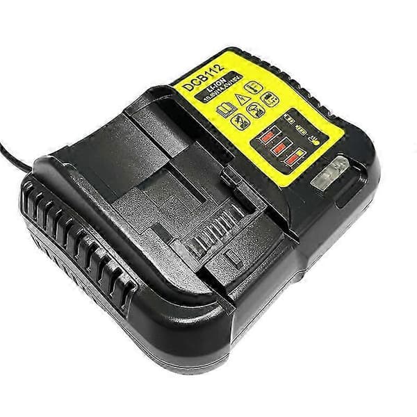 Litiumbatterilader, automatisk tilpasning 10,8V-20V, EU-plugg, kompatibel med DCB-seriens elektroverktøy