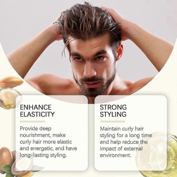 1 stk. Curl Care Stylingcreme, nærende formel med sheasmør og arganolie til bløde, definerede krøller