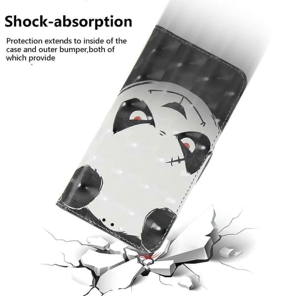 För iPhone 17 Air Fodral Mönstertryck Läder Plånboksfodral med handledsrem