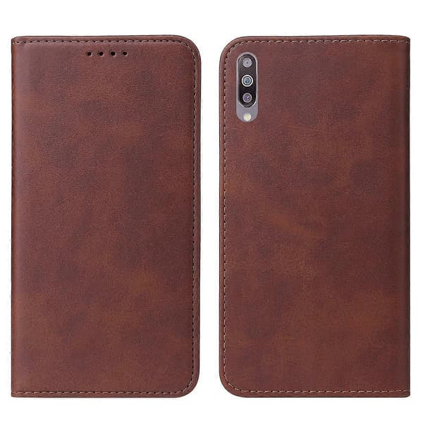 För Samsung Galaxy M30, A40s magnetiskt läderfodral