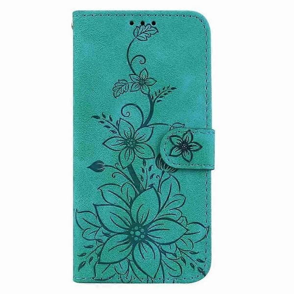 iPhone 17 Lily preget skinntelefondeksel