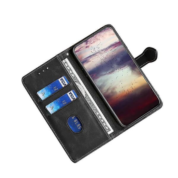 För Samsung Galaxy A04 Skin Feel Magnetiskt Spänne Läder Telefonfodral