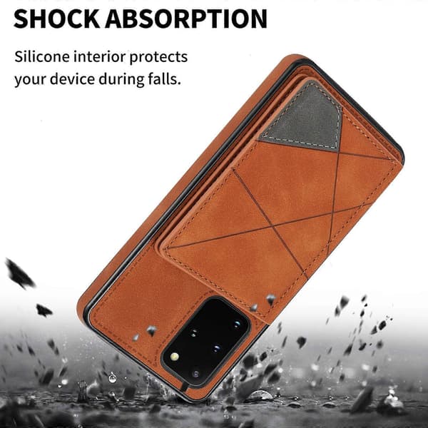 Til Samsung Galaxy S20+ Line kortholder telefondeksel