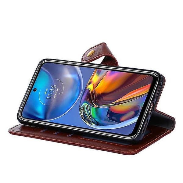 För Samsung Galaxy A23 5G Dragkedjeväska Läderfodral