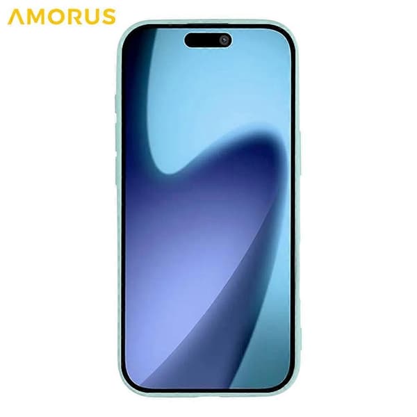 AMORUS Kompatibel med iPhone 17 Air Fodral Exakta utskärningar TPU Fiberfoder Stötsäkert Telefonskydd