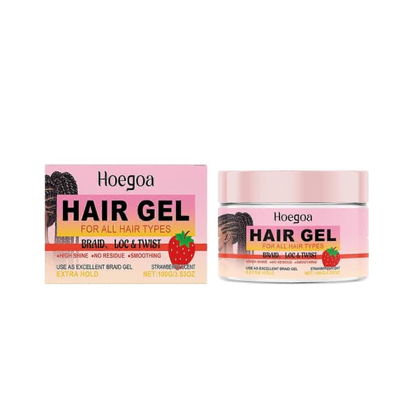2st Hoegoa Hårflätningsstylinggel Återfuktar Långvarig Fräsch Glans Dreadlocks Stylinggel