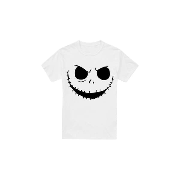 The Nightmare Before Christmas Jack Face T-shirt för män
