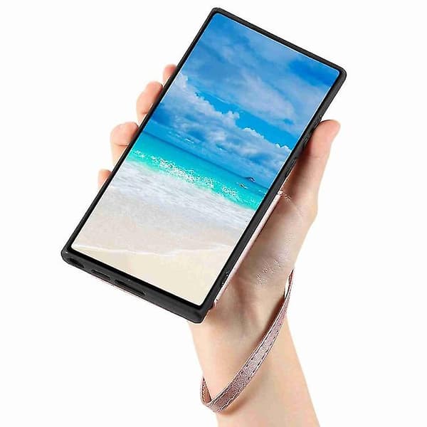 Til Samsung Galaxy A53 Lynlås Kortpladser RFID Telefoncover (blå)