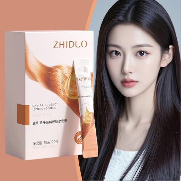 ZHIDUO Kaviar Hårmaske Strips - 20 stk, Reparerer Skadet Hår