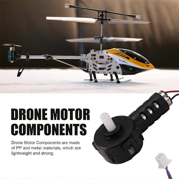 4 stk. Drone Motor Komponenter DIY RC Drone Dele til E88 E88pro P8 RC Drone Musta