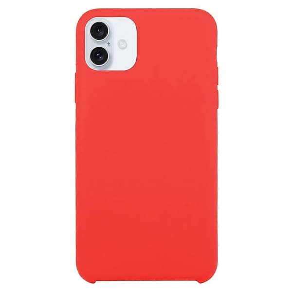 Solidt silikonecover til iPhone 16 Plus