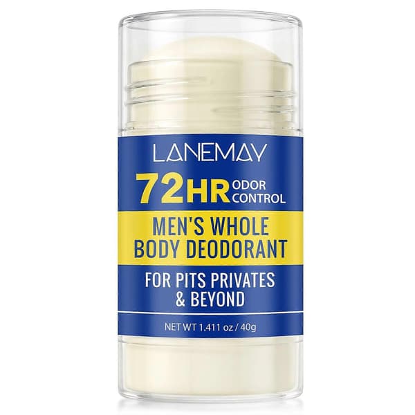 Deodorantstift for hele kroppen for menn, 72 timers luktkontroll (40g)