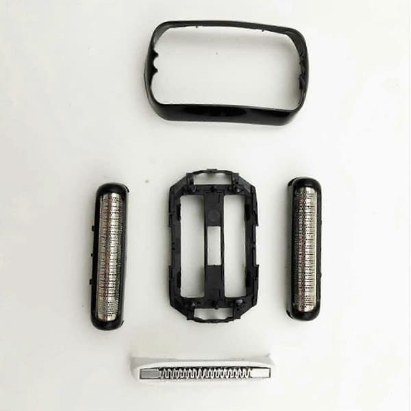 2X Barberblad Erstatning Barberfoliehode Del Kuttertilbehør for Braun Barbermaskin 32B 32S 21B 21S, 32B Base