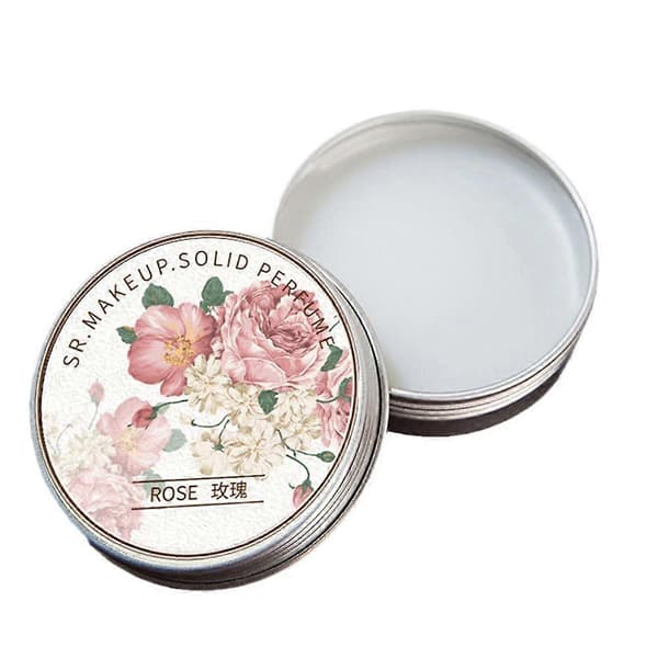 Fast Parfume Balsam - Bærbar Rosenduftende Læbepomade-Stil Duft