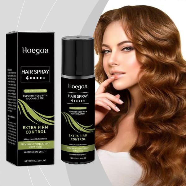 Hoegoa Hårstylingspray Lättviktsfixering Närande Hårkräm Lockigt Flätat Hårstyling Fluffigt Hårlim