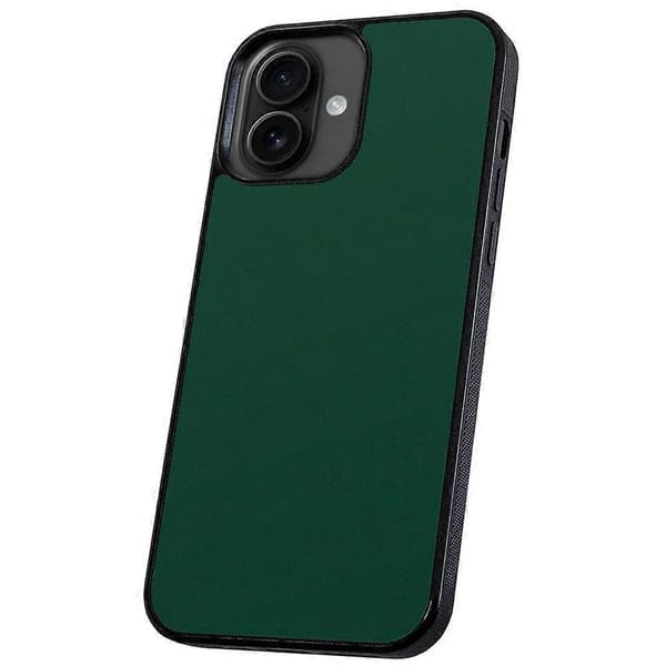 iPhone 16 - Deksel/Mobildeksel Mørkegrønn