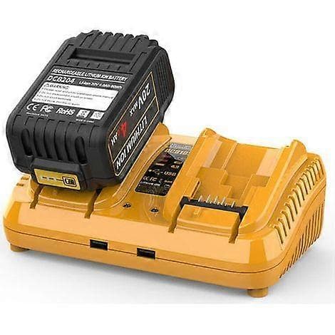 Passer til Dewalt 12V/20V litiumbatterilader for elektroverktøy, DCB102 hurtiglader