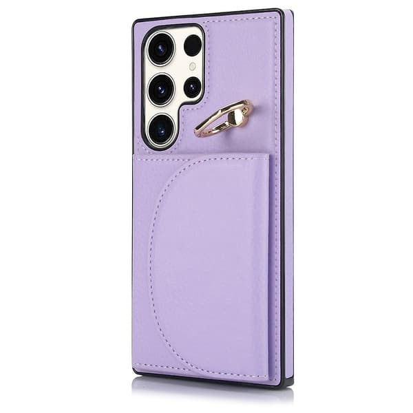 Ring Card Bag Phone Case för Samsung Galaxy S23 Ultra 5G