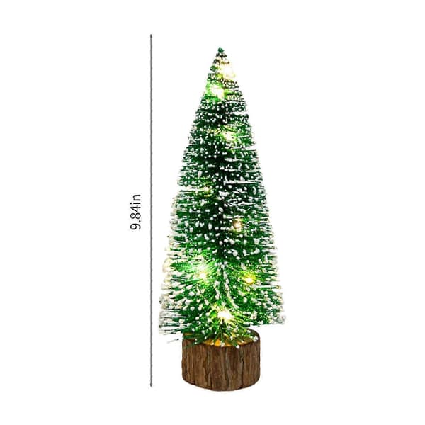 Mini juletre julepynt kunstig juletre dekorasjon, julebordpynt 25 cm