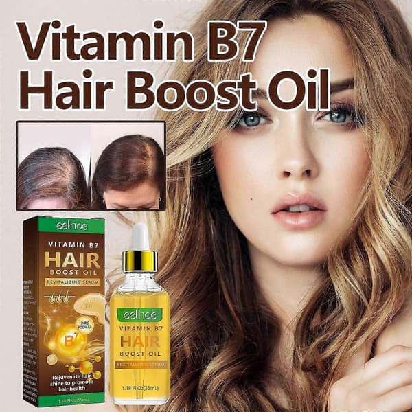 B7 Hårolie Hårvækst - Biotin Hårregenereringsolie Mod Hårtab 35ml
