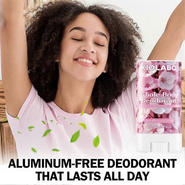 KIOLABO Helkropsdeodorantstift - 72 timers friskhed og blommeblomstduft