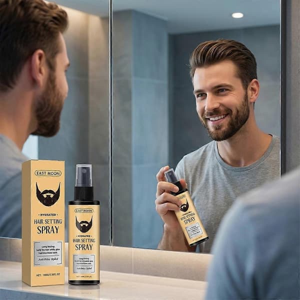 Hårstylingspray, 2 stk., daglig hårstylingspray til mænd