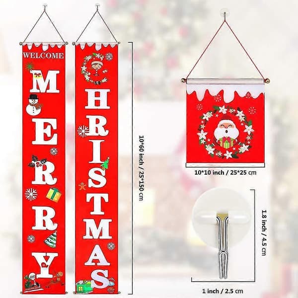 Julebannere Julepynt Utendørs julebanner Juledekorasjon