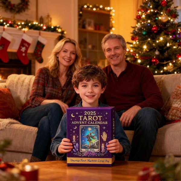 Tarot-julekalender 2025 – 24 samlefigurer – gave til nedtelling til jul
