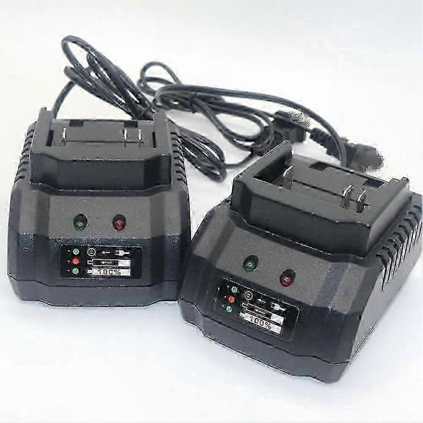 For elektroverktøy | 18V 21V EU-plugg litiumbatterilader