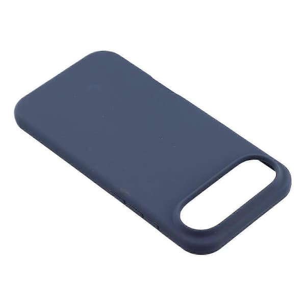 För iPhone 17 Air Fodral Solid Silikon Stötsäkert Telefonbakstycke - Mörkblå