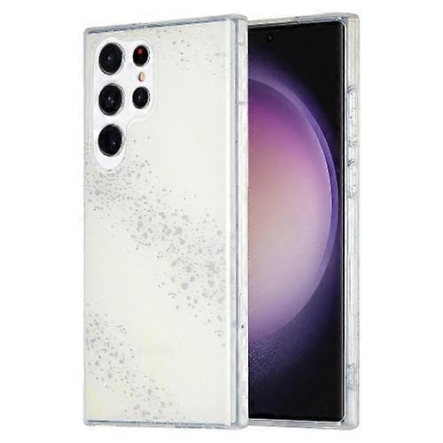 Til Samsung Galaxy S23 Ultra 5G Dobbeltsidet IMD Marmor Telefoncover