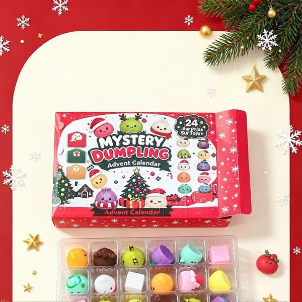 Jule-dumpling julekalender TPE mystery-gaveæske til nedtælling til højtiden
