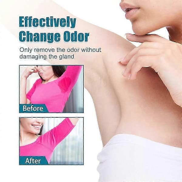 2 stk. Deodoranter til armhuler Lugtfjerner Balsam Armhule Stick Antiperspirant Roll-on Natur